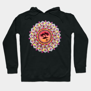 Sunset Island Mandala Hoodie